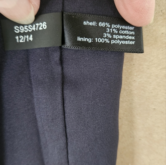 The Limited blue polka dot pencil skirt NWT size 8 - Picture 10 of 10